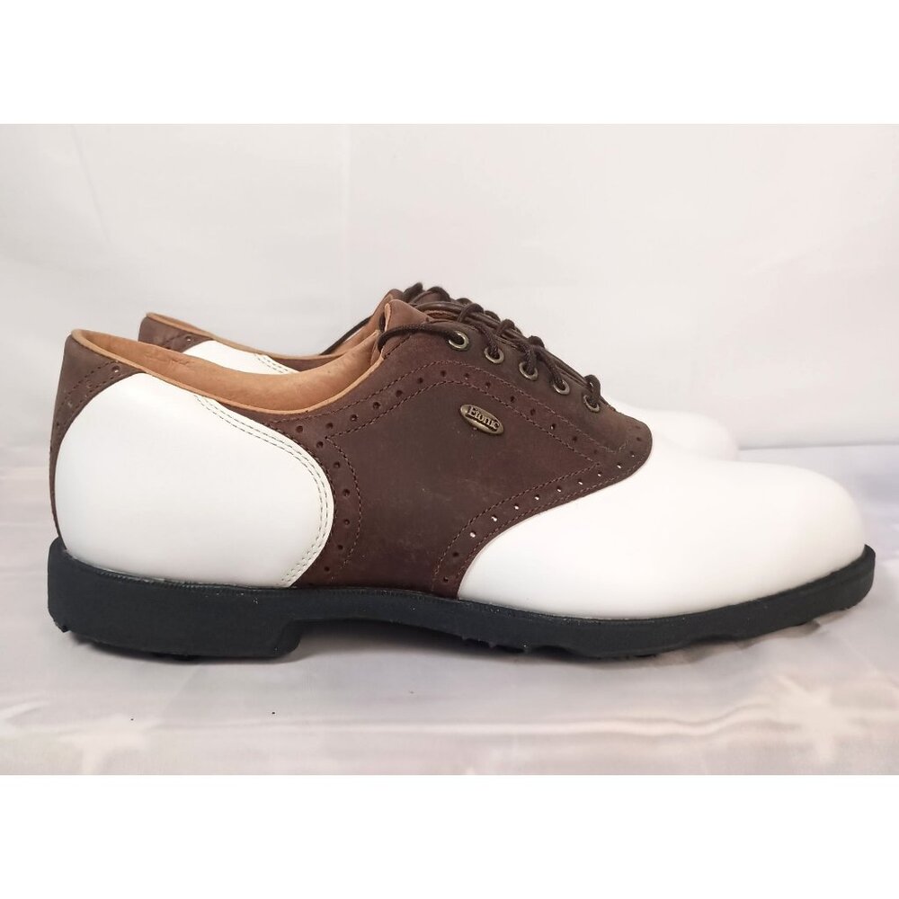 Etonic Difference 2000 Golf Shoes Waterproof Leather Saddle Oxford 10.5